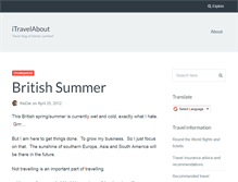 Tablet Screenshot of itravelabout.com